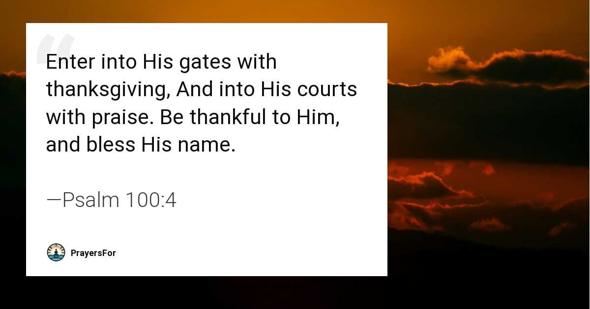 Psalm 100:4