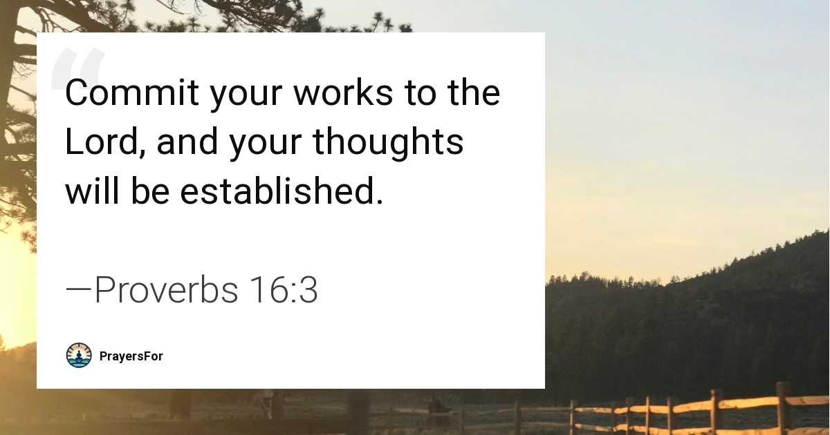 Proverbs 16:3