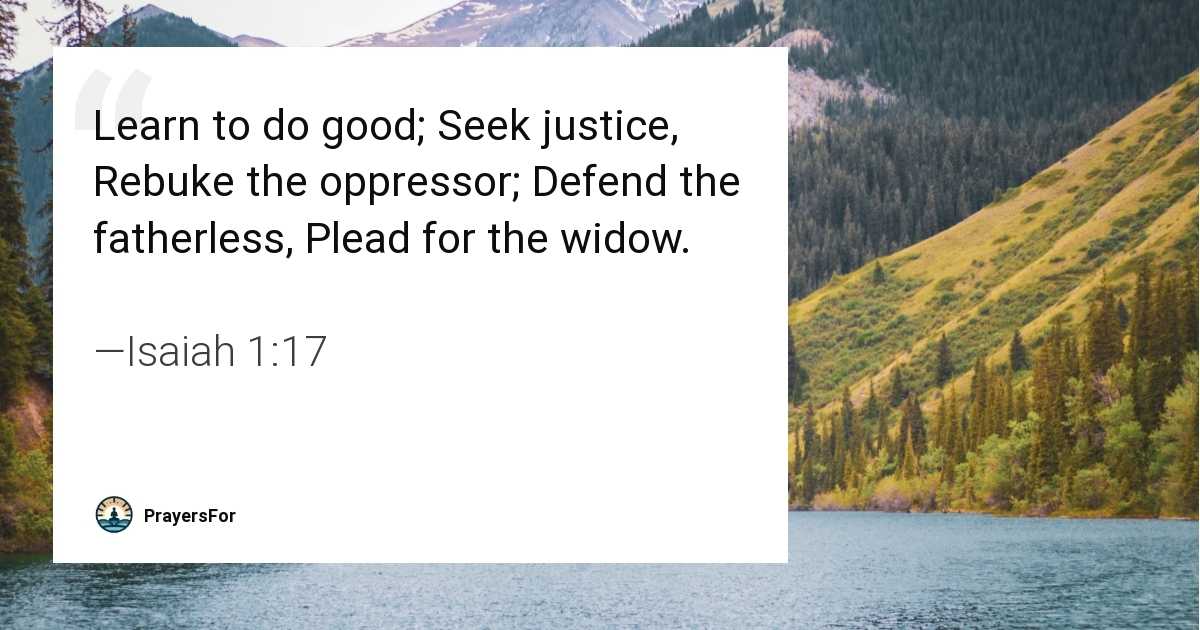 Isaiah 1:17