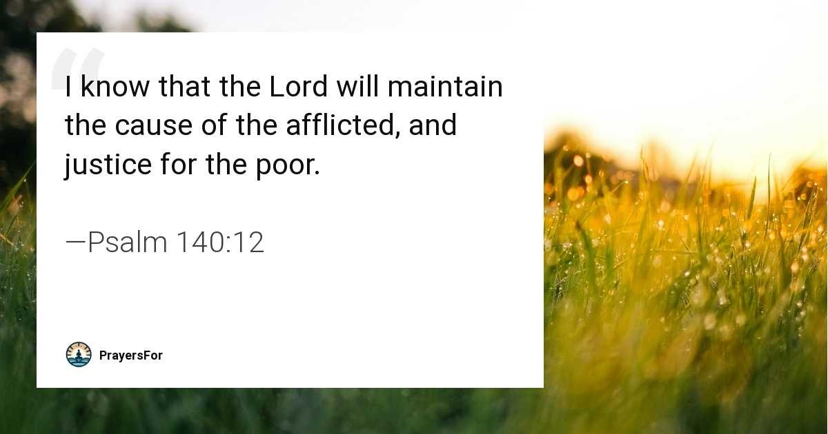Psalm 140:12