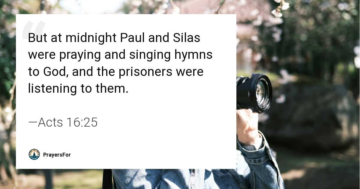 Acts 16:25