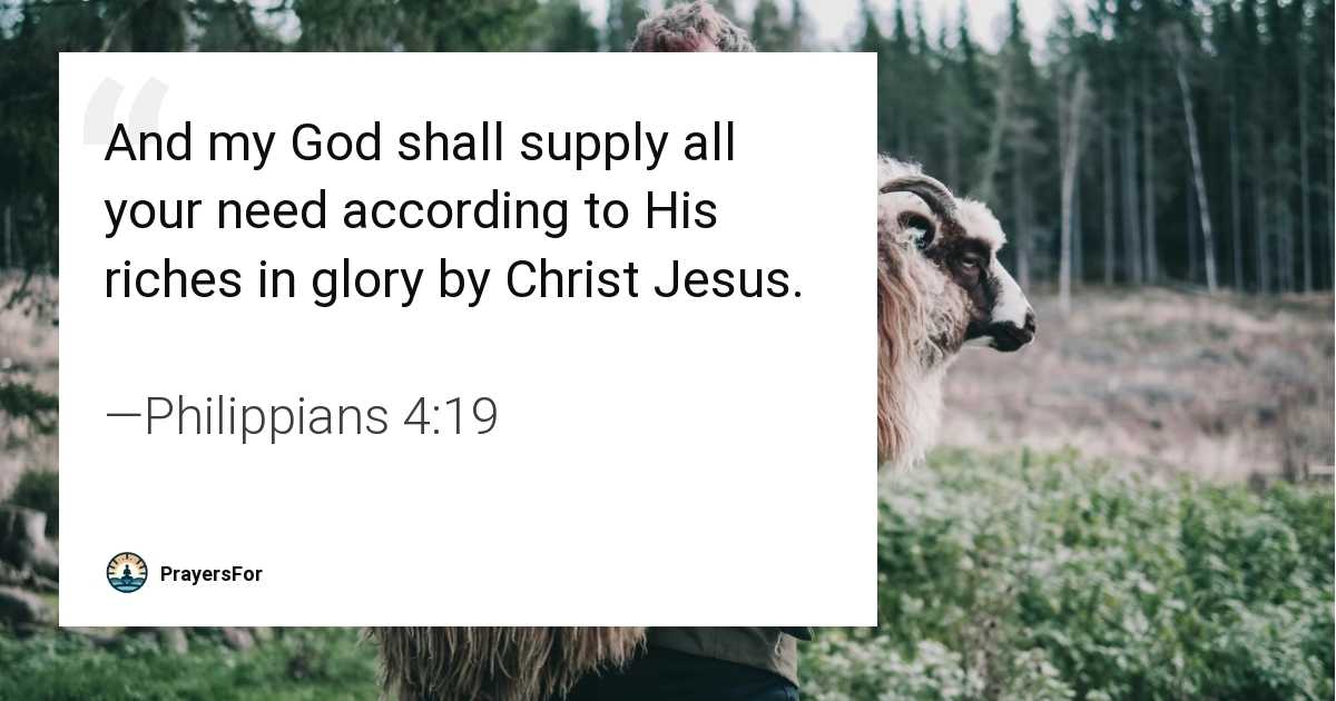Philippians 4:19