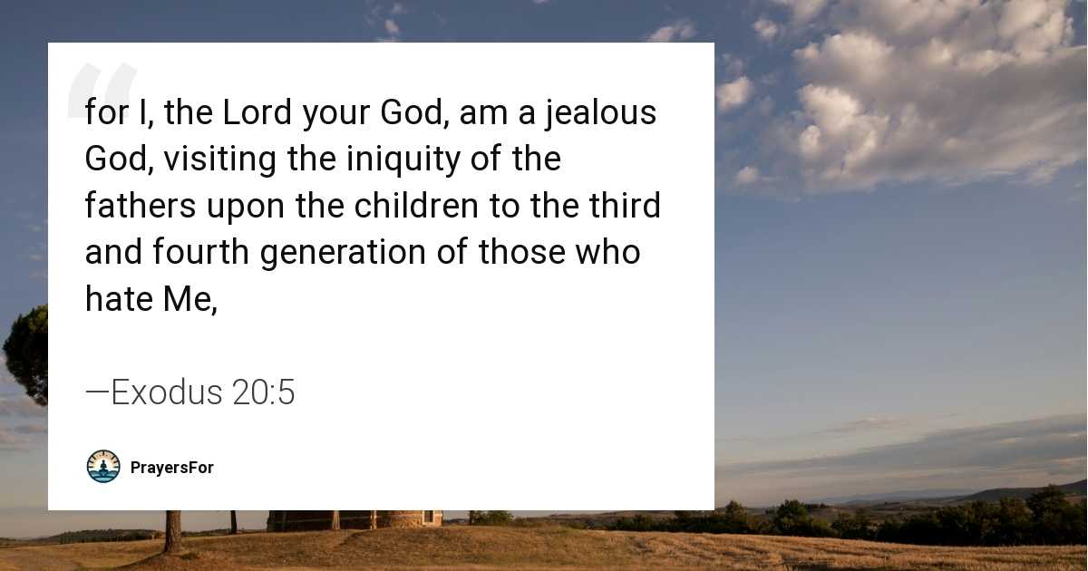 Exodus 20:5