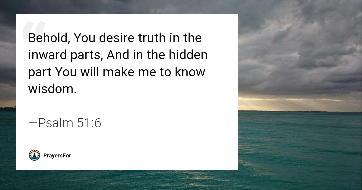 Psalm 51:6