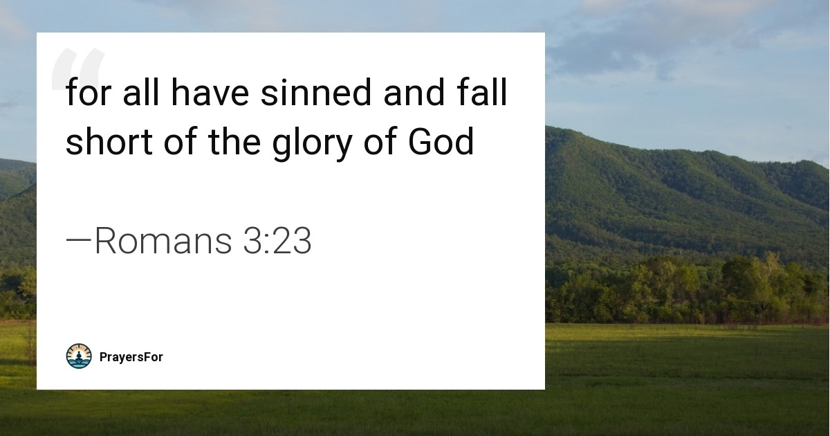 Romans 3:23