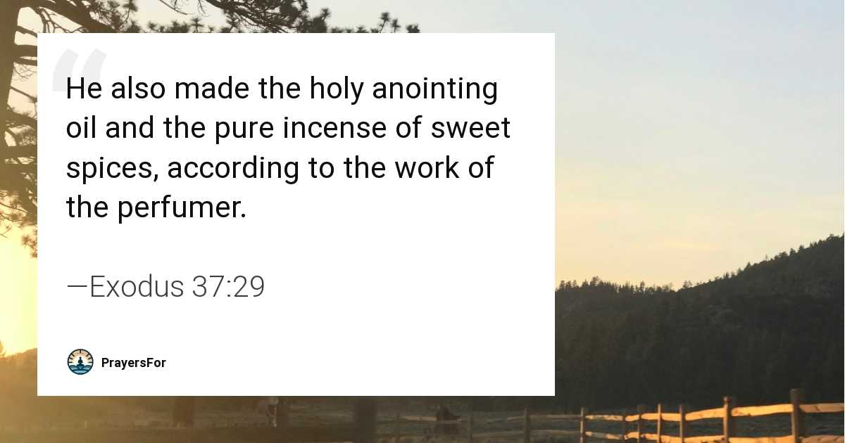 Exodus 37:29