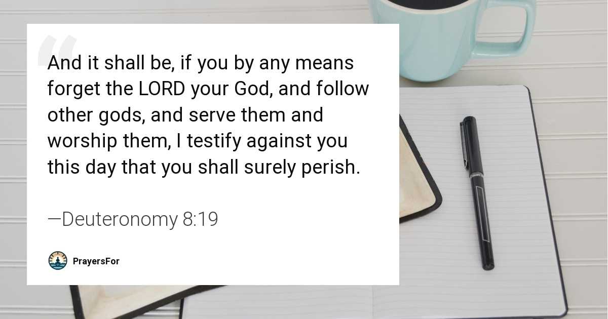 Deuteronomy 8:19