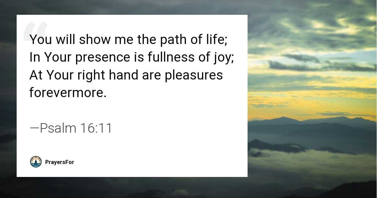 Psalm 16:11