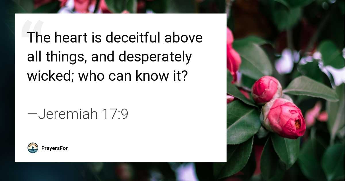 Jeremiah 17:9
