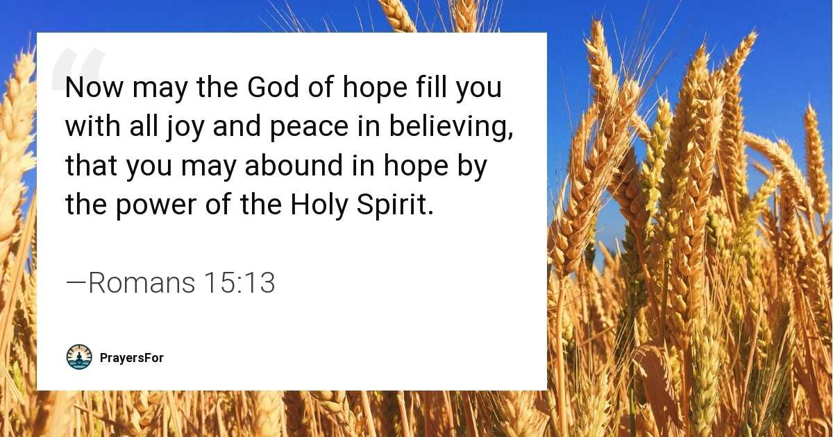 Romans 15:13