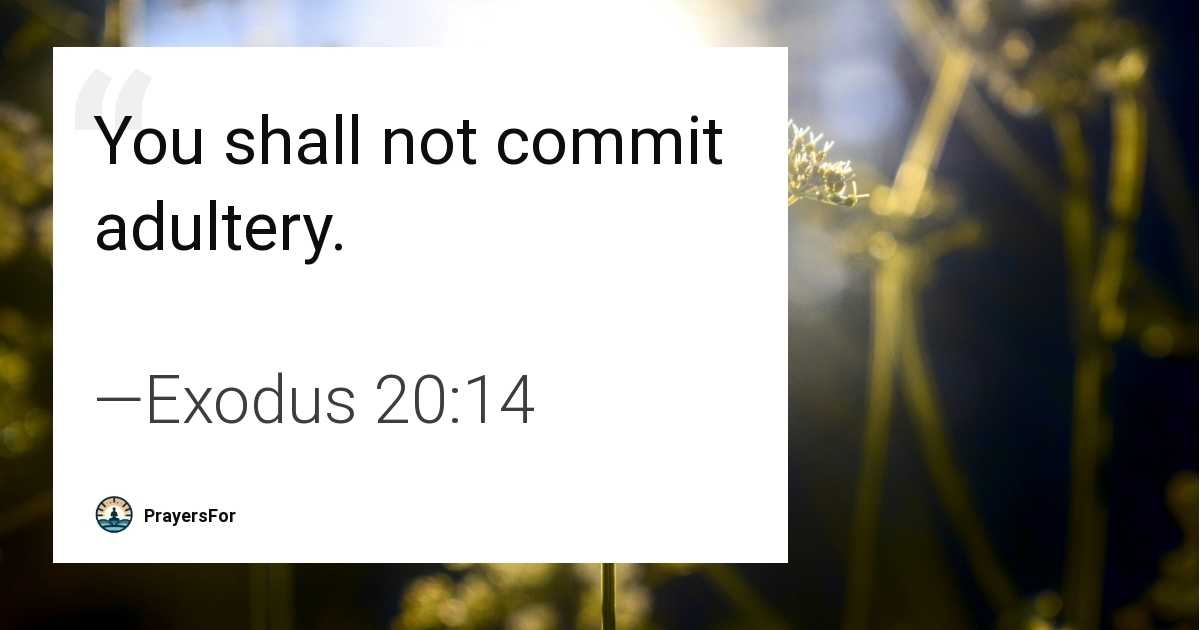 Exodus 20:14