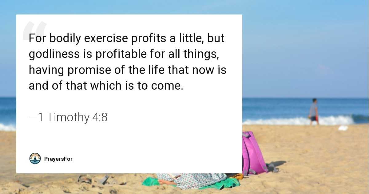 1 Timothy 4:8