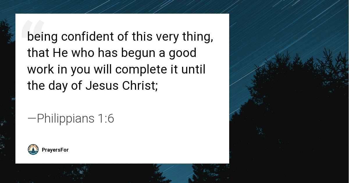 Philippians 1:6