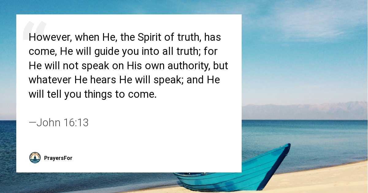 John 16:13