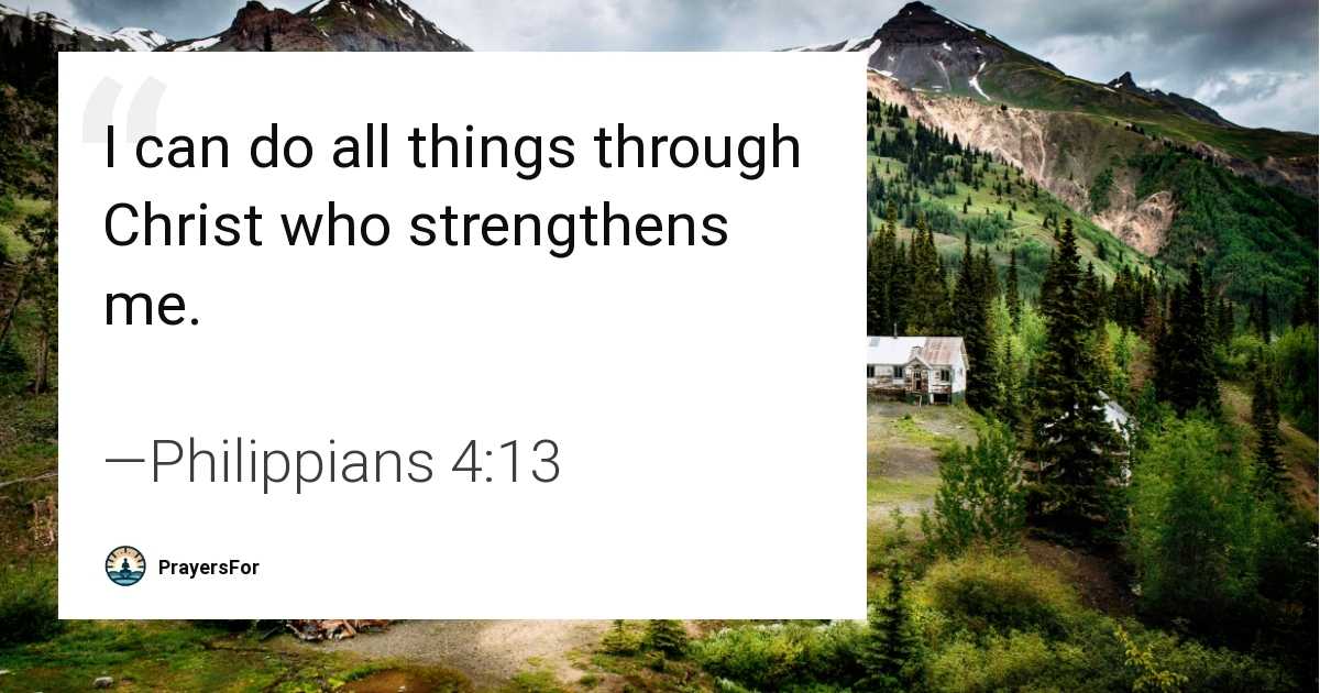 Philippians 4:13