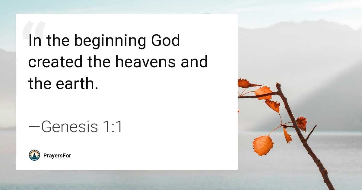 Genesis 1:1
