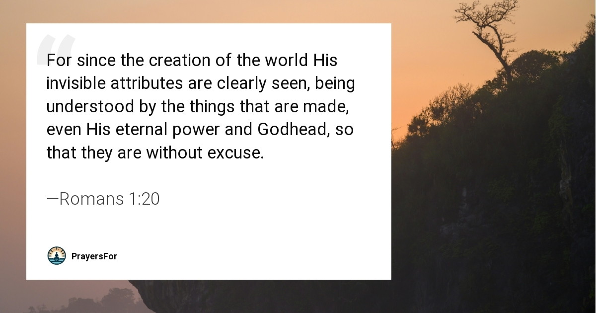 Romans 1:20