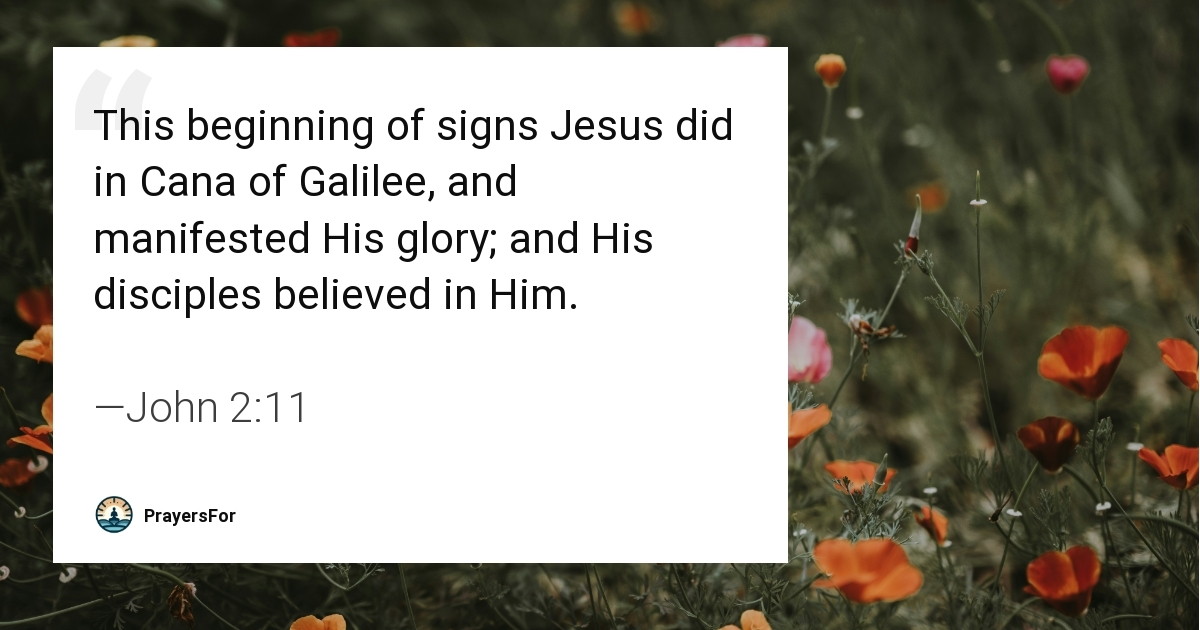 John 2:11