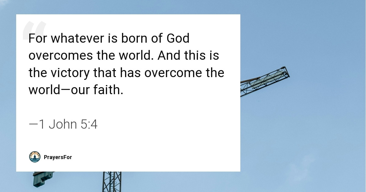 1 John 5:4