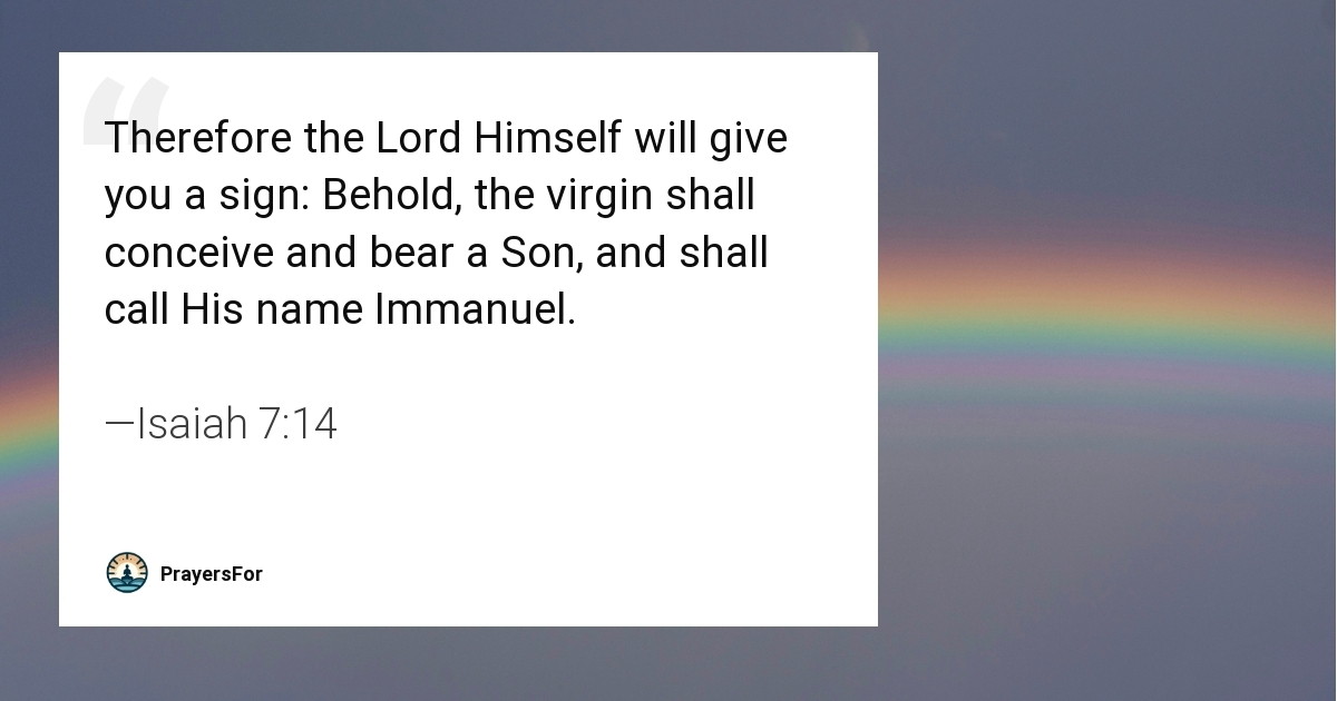 Isaiah 7:14