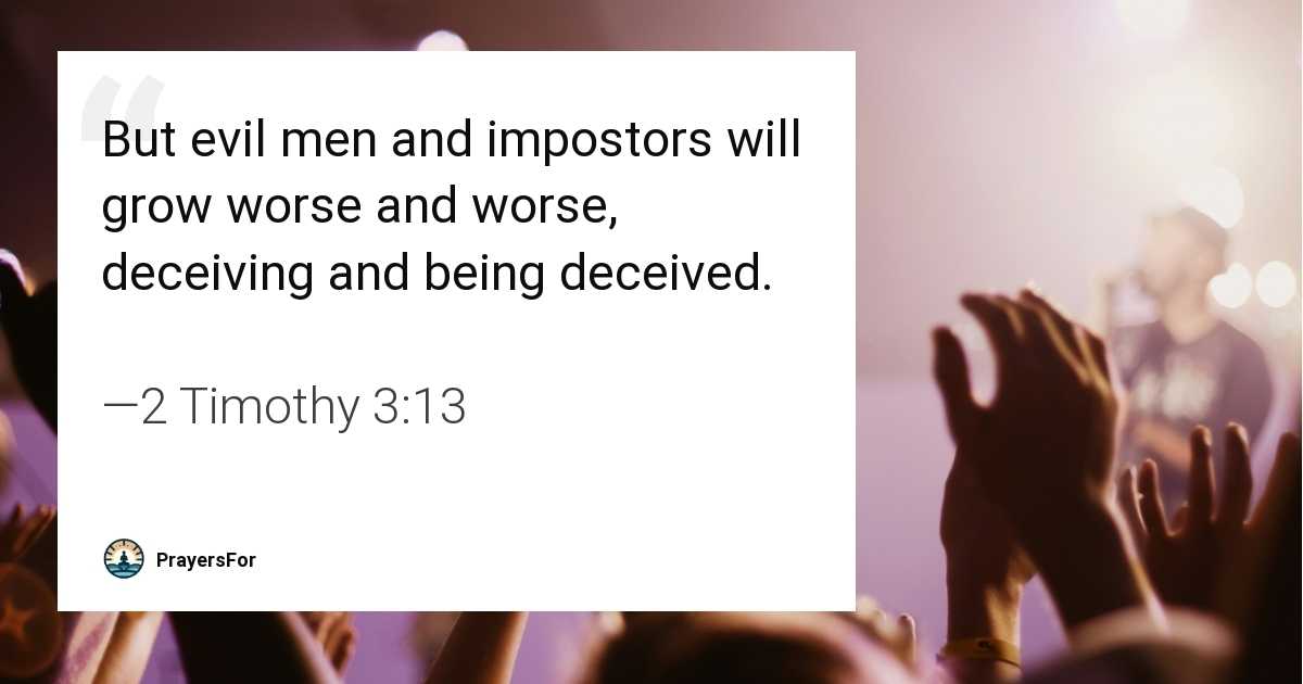2 Timothy 3:13
