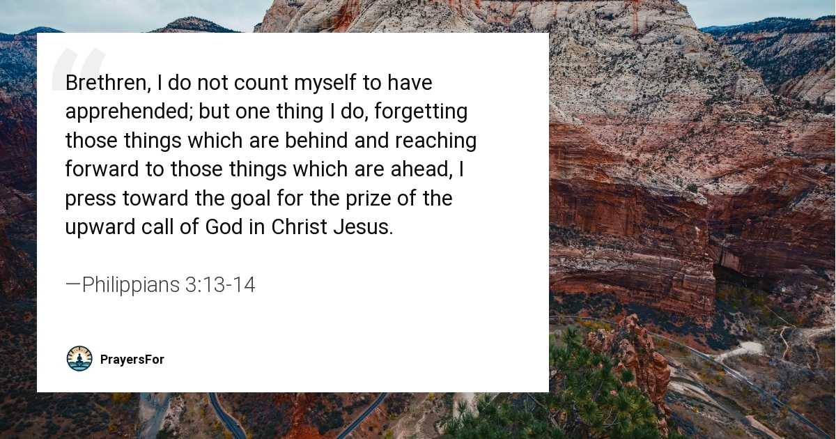 Philippians 3:13-14