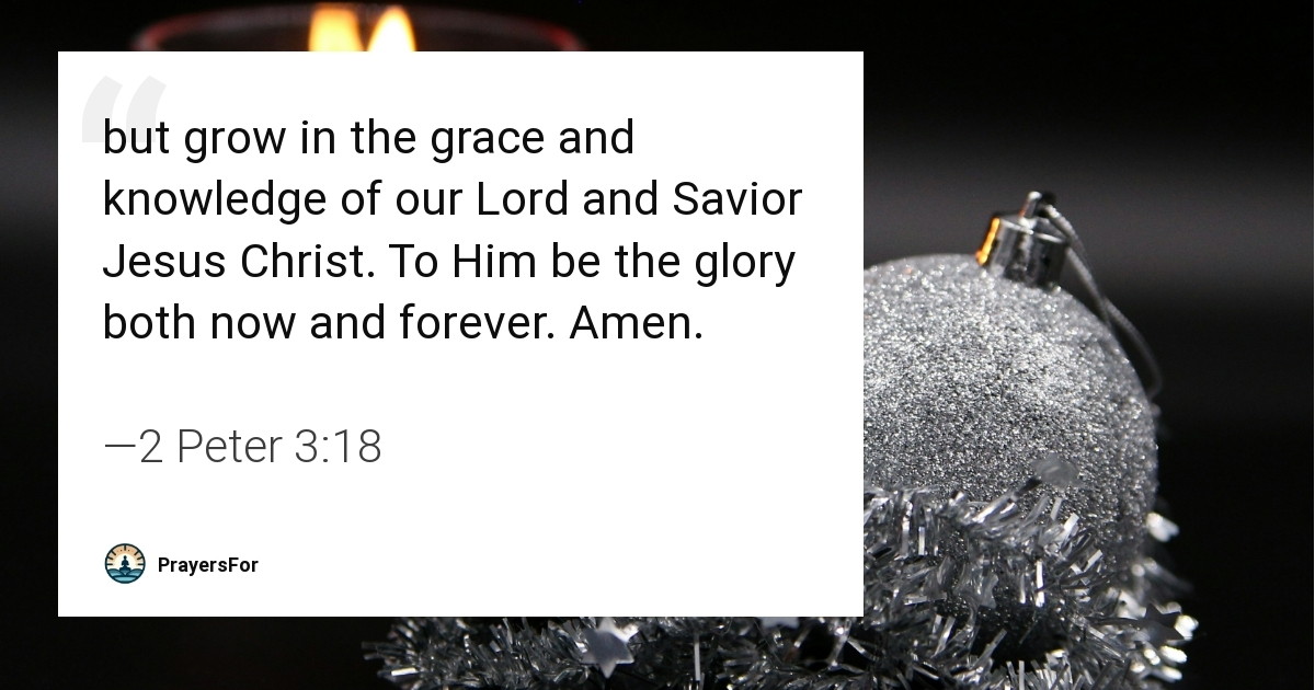 2 Peter 3:18