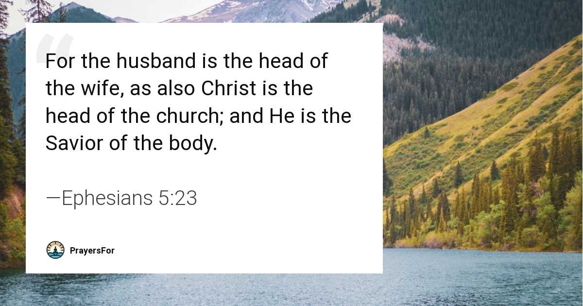 Ephesians 5:23