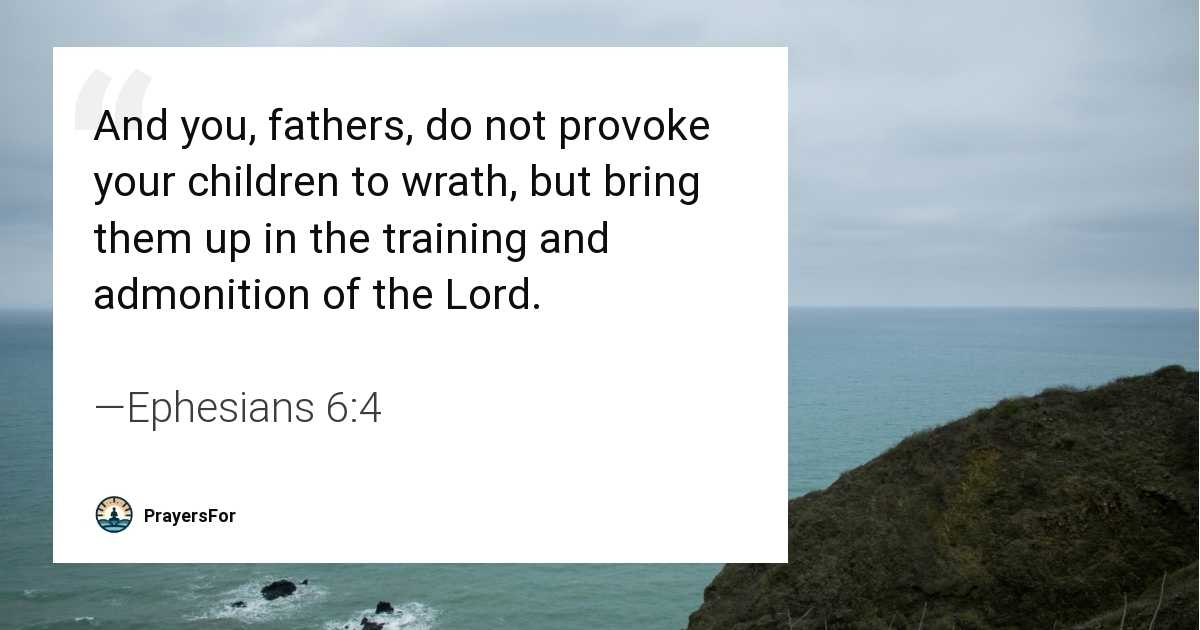 Ephesians 6:4