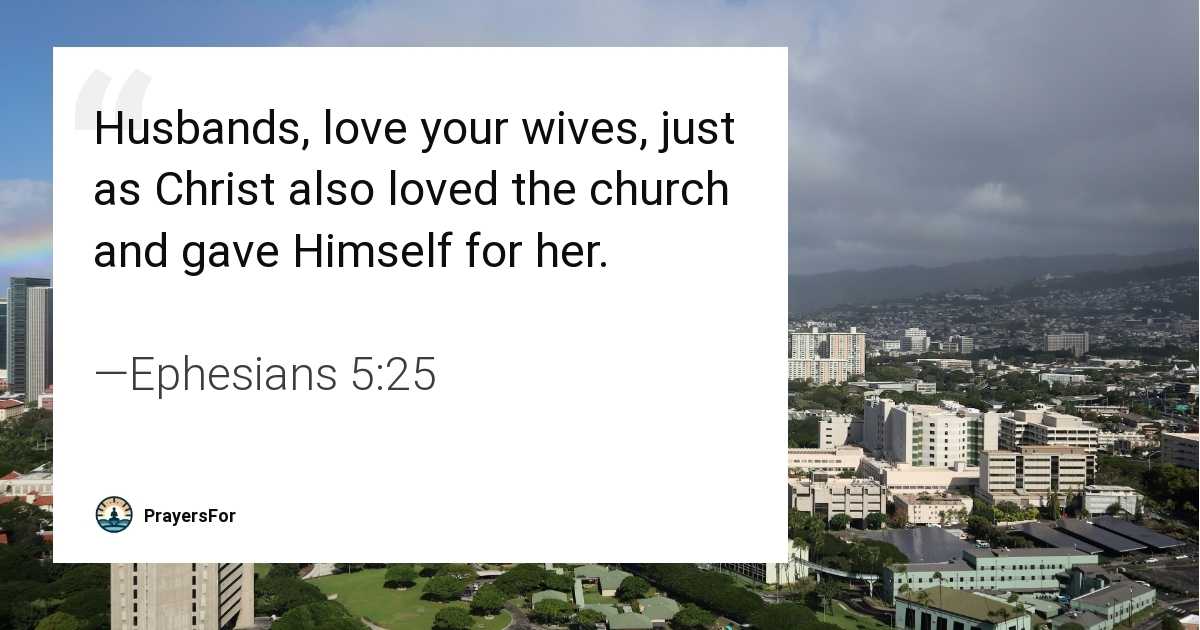 Ephesians 5:25