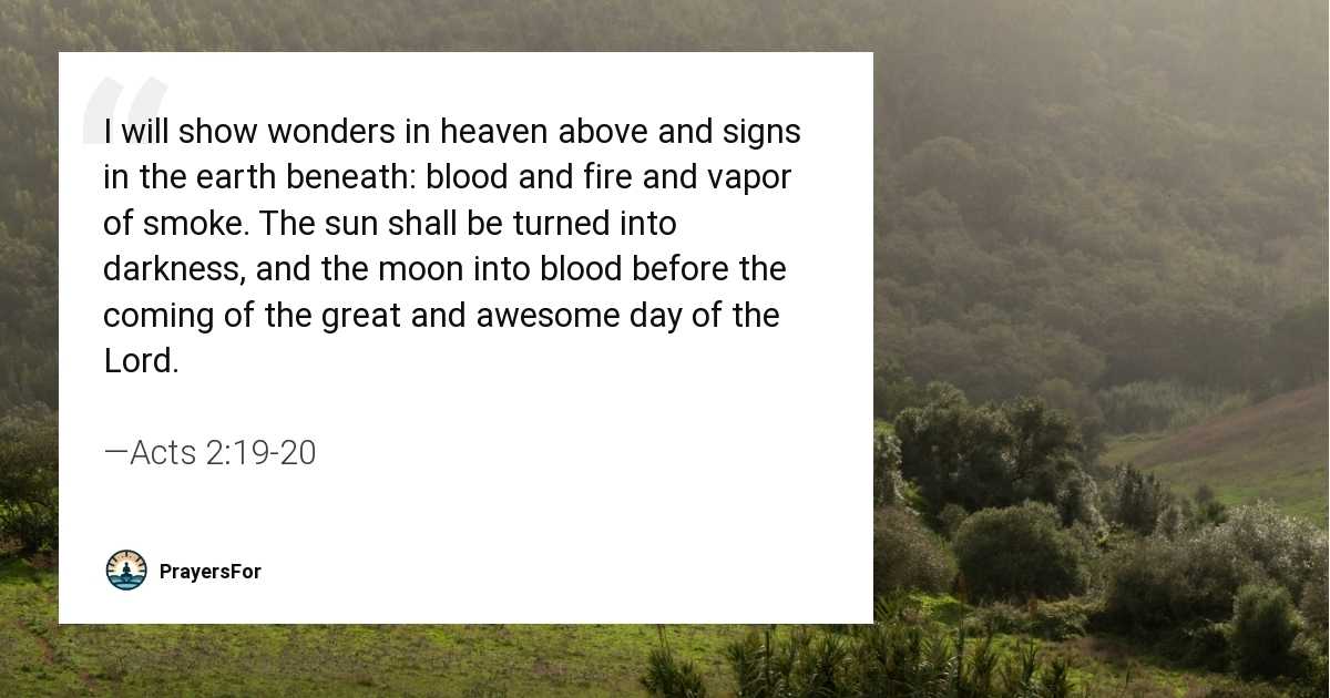 Acts 2:19-20