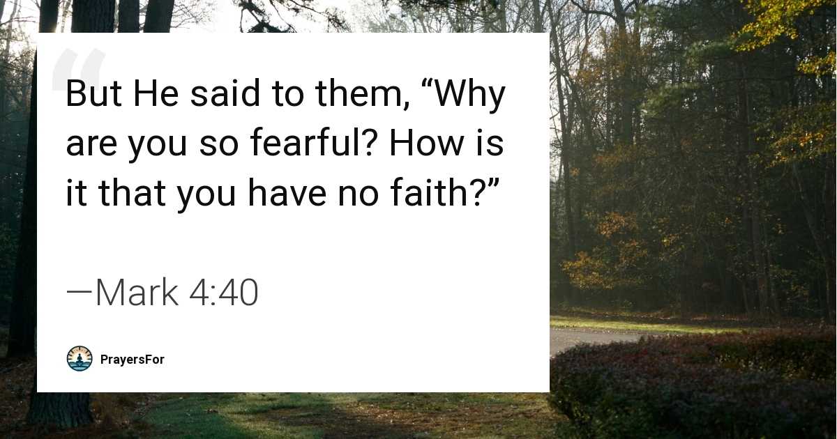 Mark 4:40
