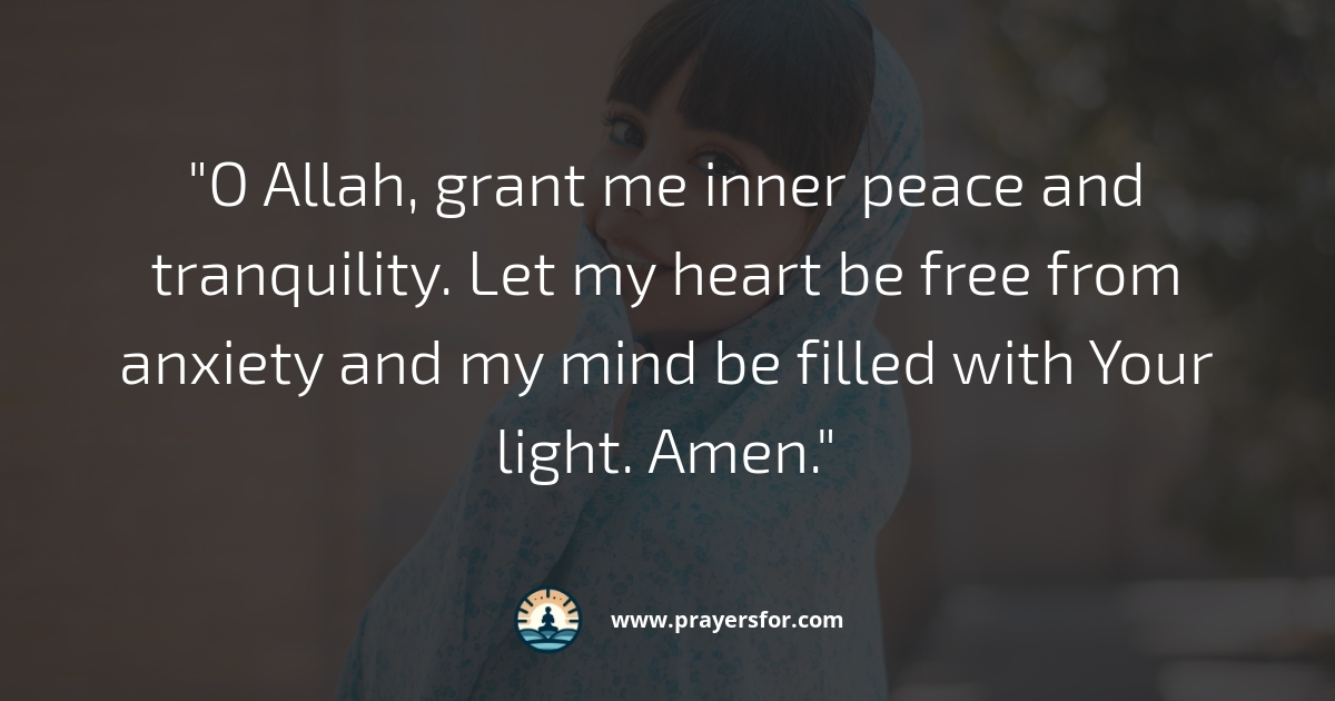 Dua for patience and calm during labor in Islam
