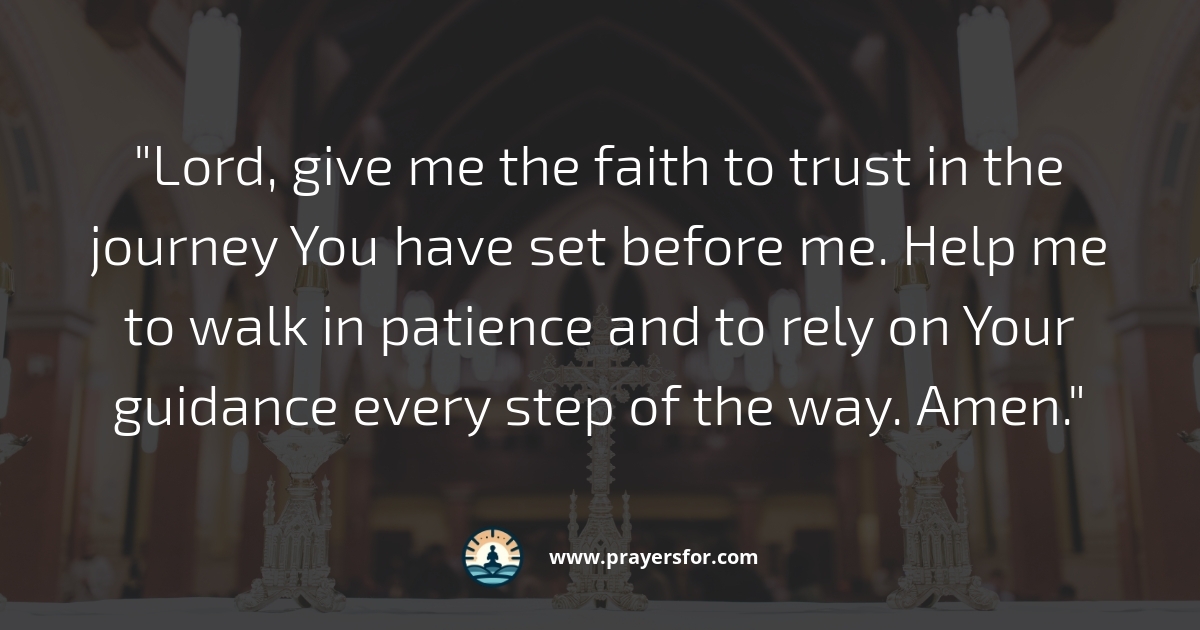 Prayer for patience and peace while waiting on God