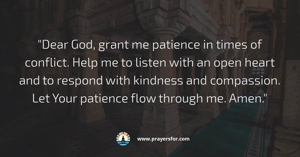 Prayer before a hard conversation and for a calm heart in conflict