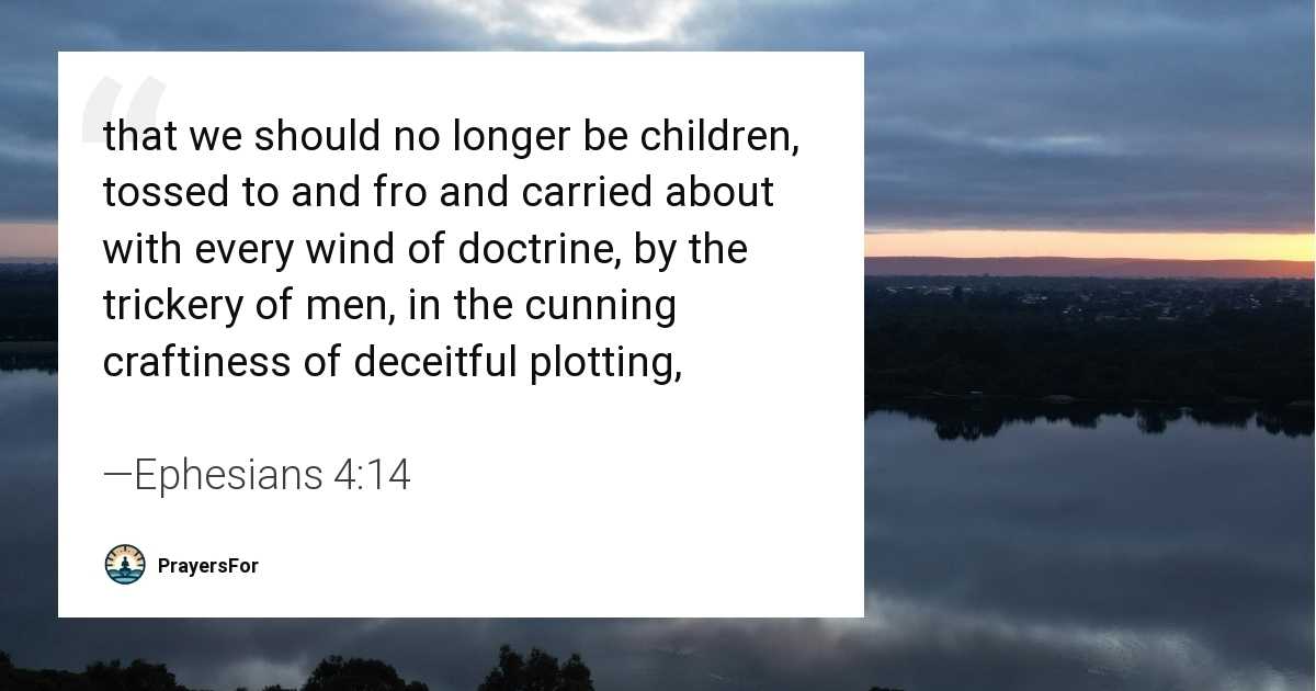 Ephesians 4:14