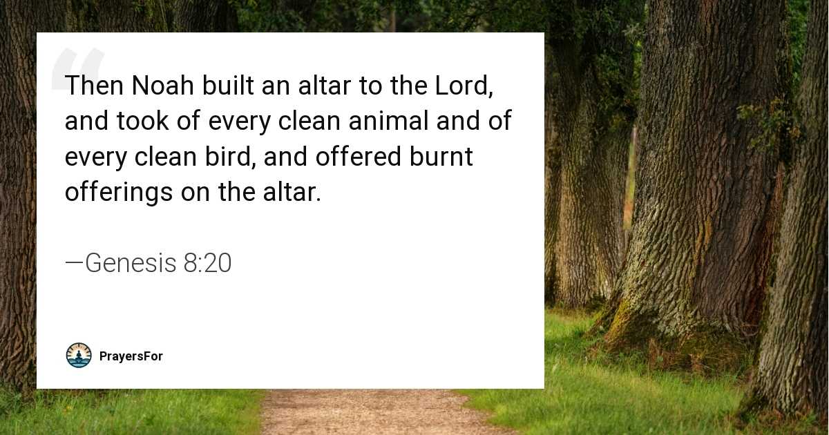 Genesis 8:20