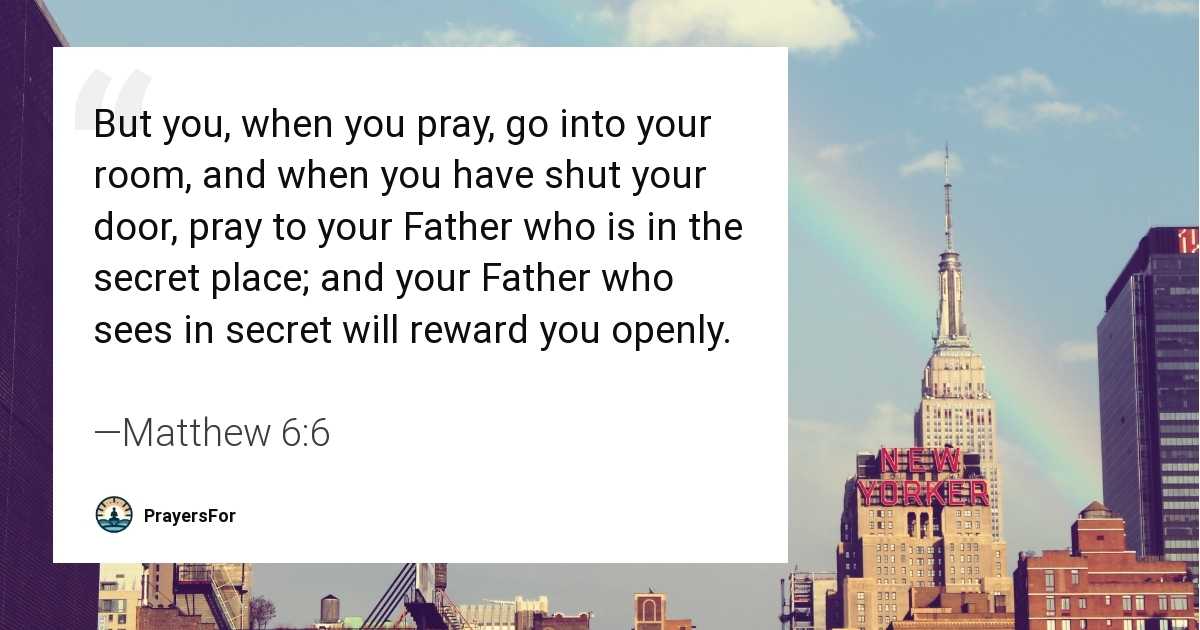 Matthew 6:6