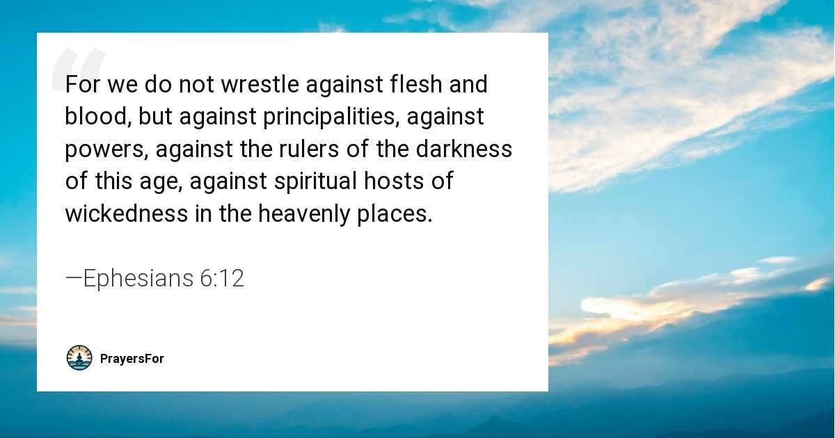 Ephesians 6:12