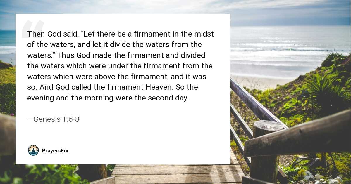 Genesis 1:6-8