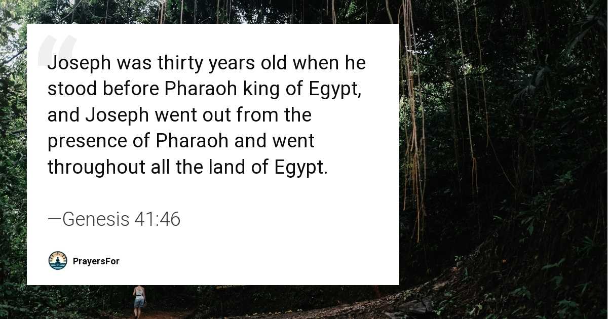 Genesis 41:46