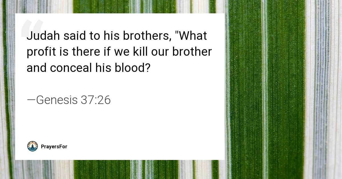 Genesis 37:26