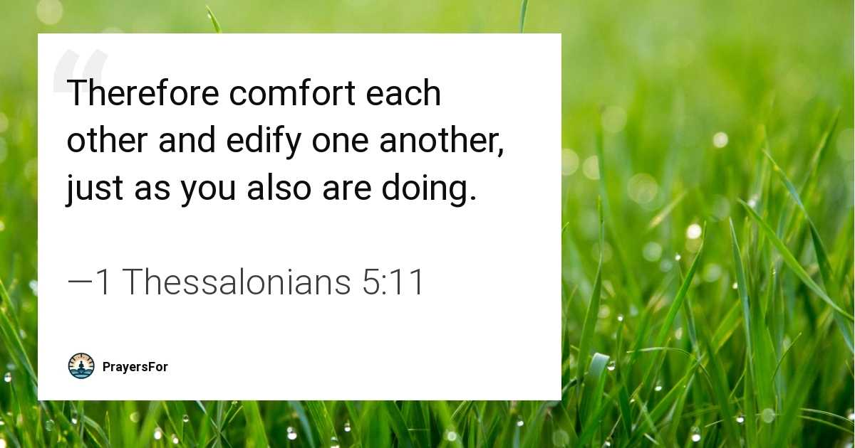 1 Thessalonians 5:11