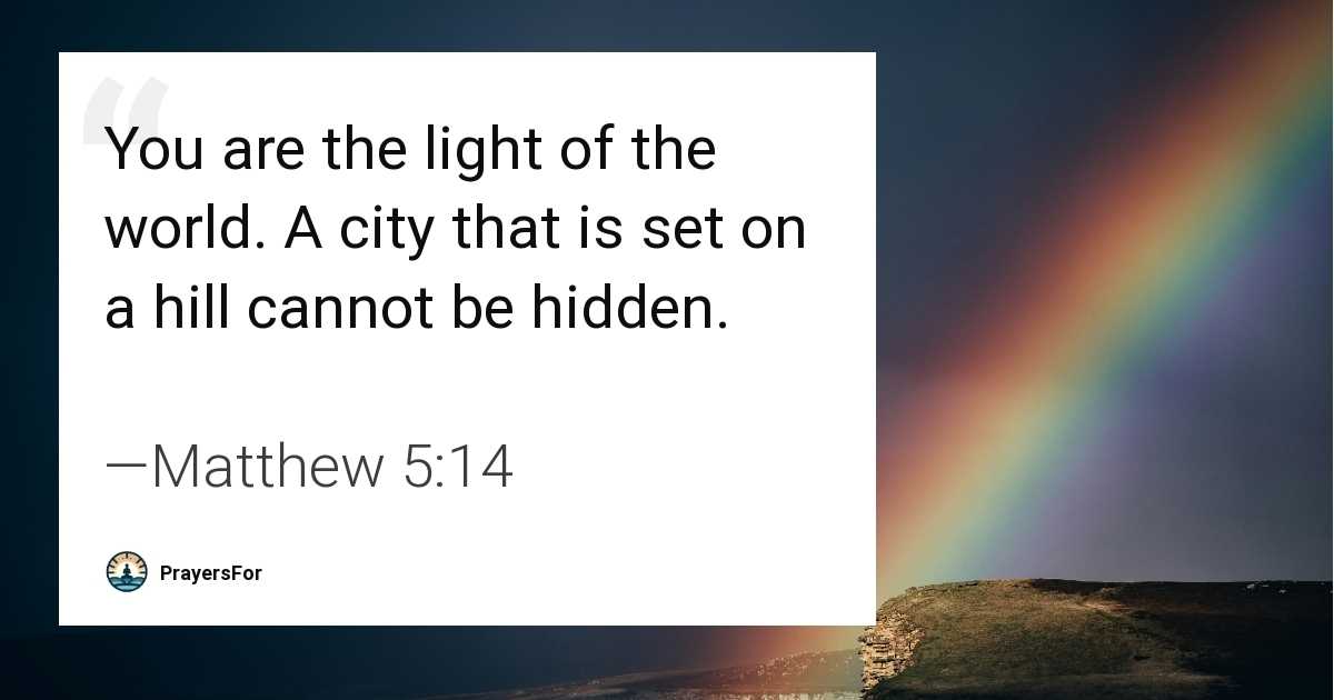 Matthew 5:14
