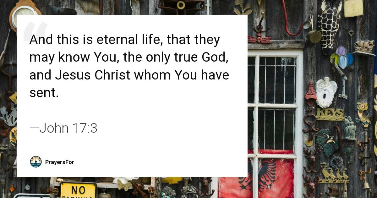 John 17:3
