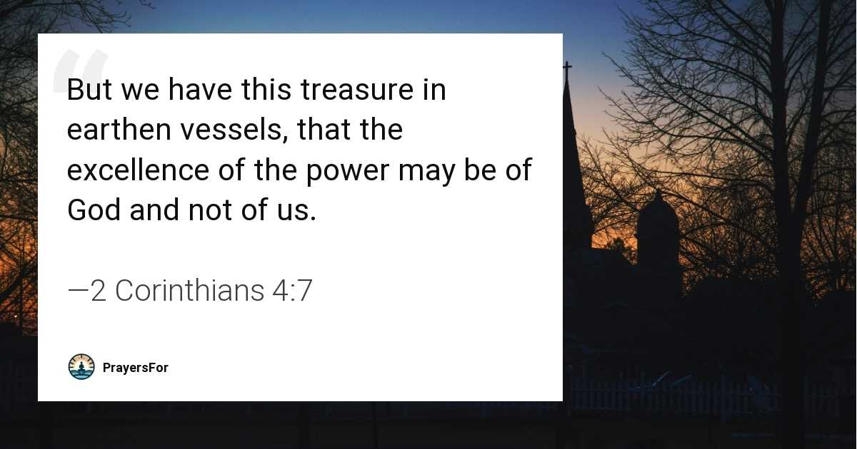 2 Corinthians 4:7