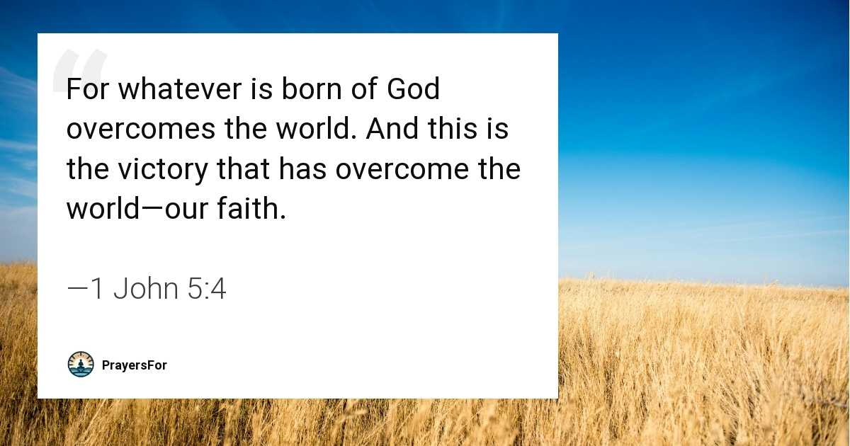 1 John 5:4