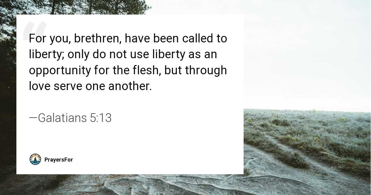 Galatians 5:13