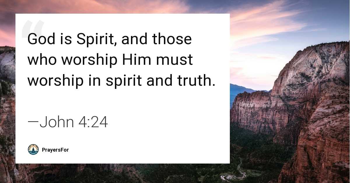 John 4:24