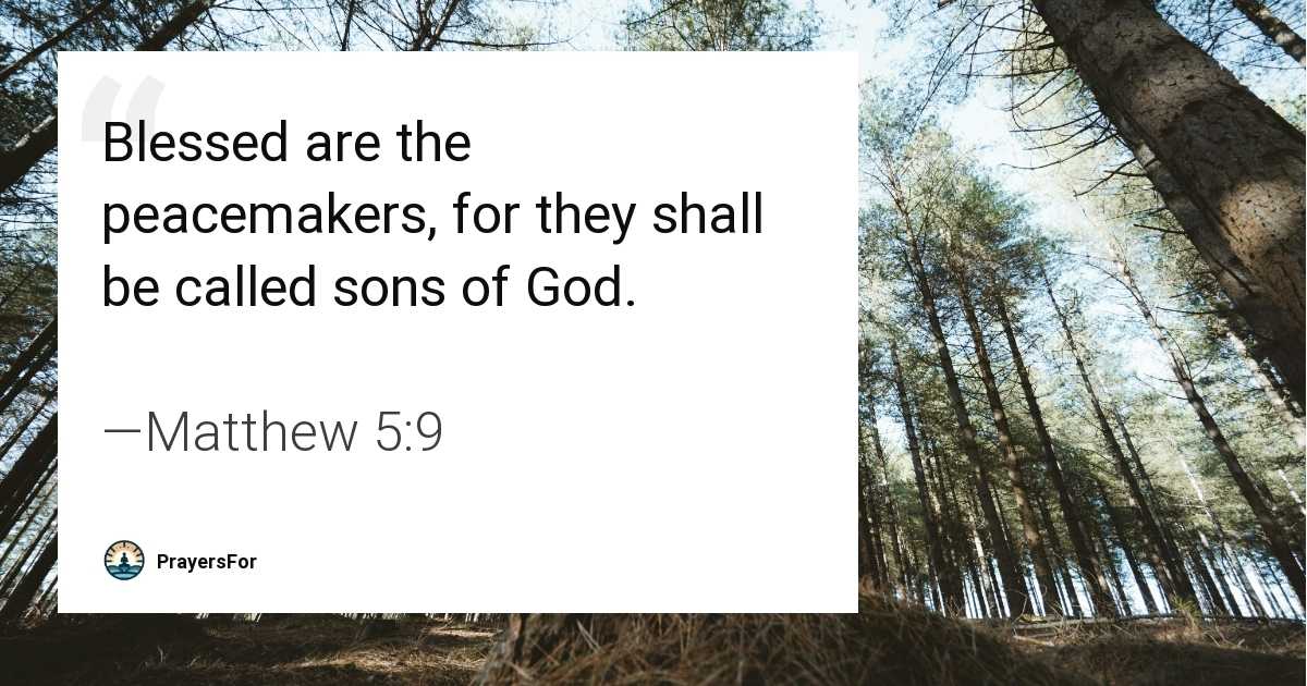 Matthew 5:9